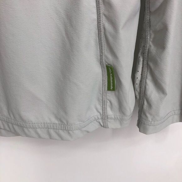 KATHMANDU Hooded Half Zip Pullover Powder Gray - Picture 6 of 9